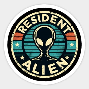 Resident Alien Sticker